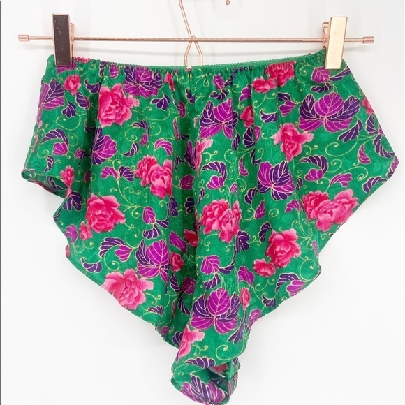 Vintage Victoria's Secret Gold Label Panties Highcut Tap Shorts Flutter - Picture 2 of 5